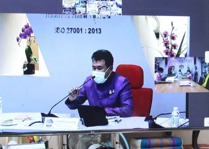 พช.ยโสธร  พัฒนาการจังหวัดยโสธรร่วมประชุมการขับเคลื่อนการพัฒนาพื้นที่ต้นแบบการพัฒนาคุณภาพชีวิตตามหลักทฤษฎีใหม่ ประยุกต์สู่โคก หนอง นา โมเดล กรมการพัฒนาชุมชน ผ่านระบบ Video Conference