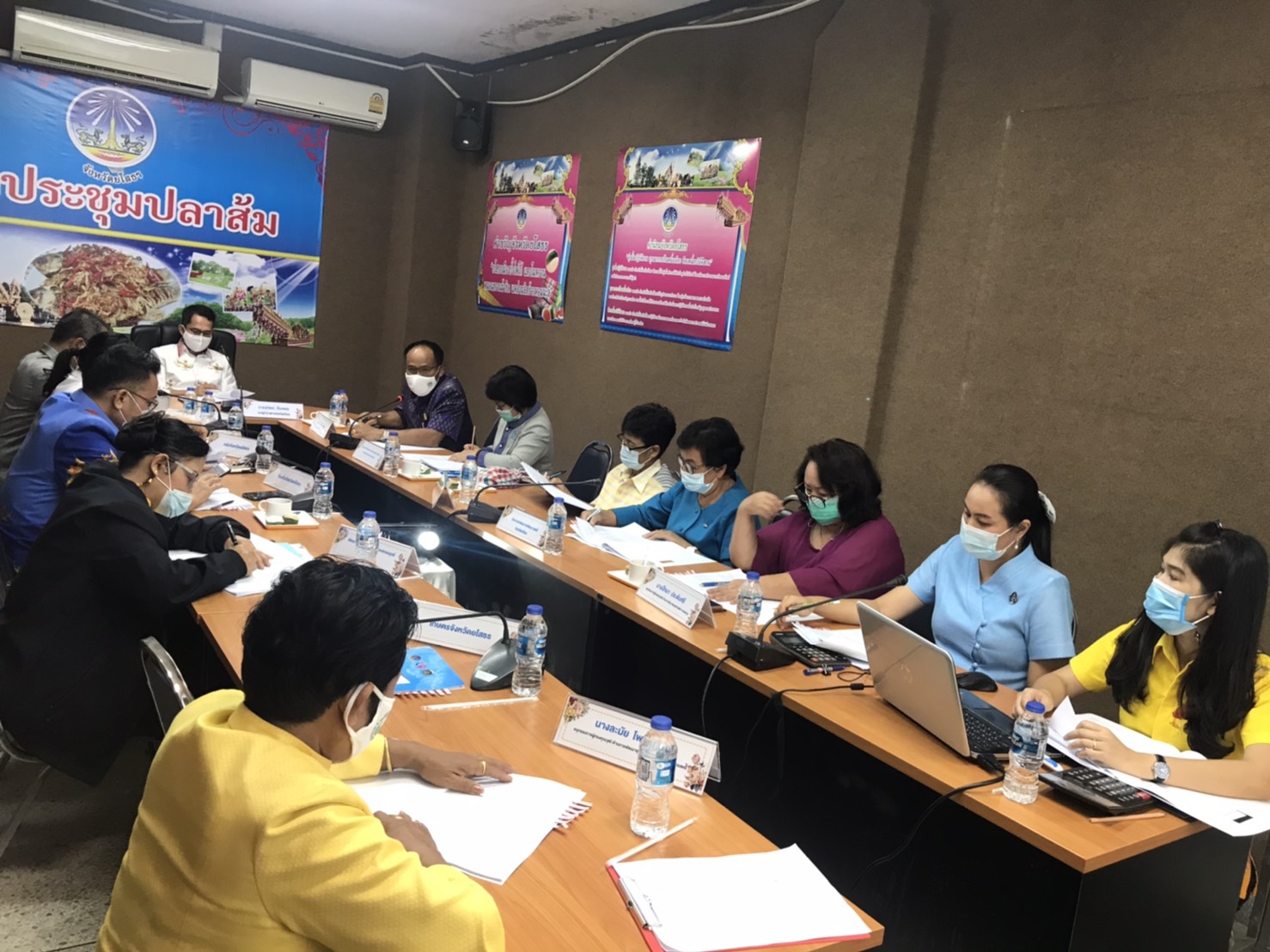 พช.ยโสธร  ประชุมคณะอนุกรรมการบริหารกองทุนพัฒนาบทบาทสตรีจังหวัดยโสธร   ครั้งที่ 4/2564