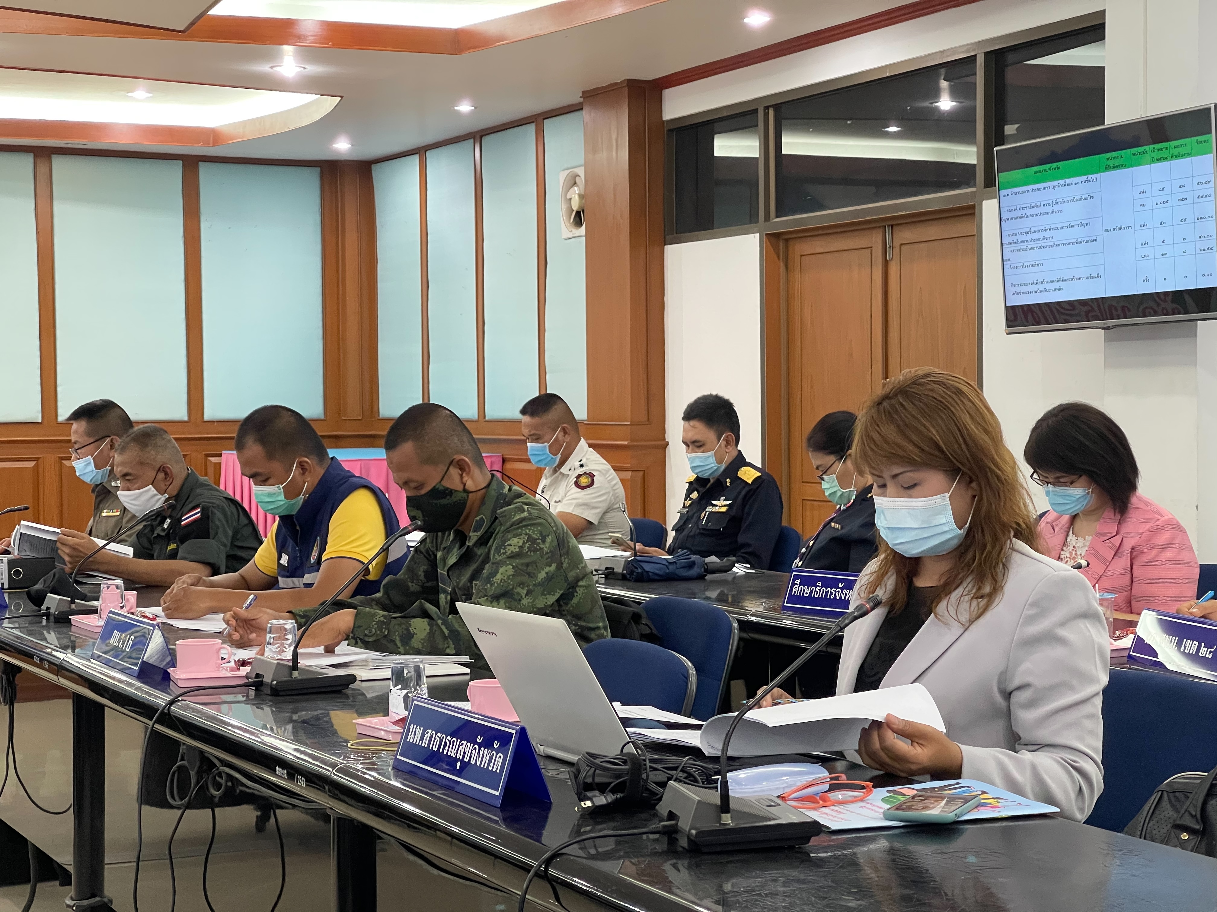 ? พช.ยโสธร  ร่วมประชุมคณะทำงานโต๊ะข่าวเพื่อเฝ้าระวังปัญหายาเสพติดระดับพื้นที่จังหวัดยโสธร