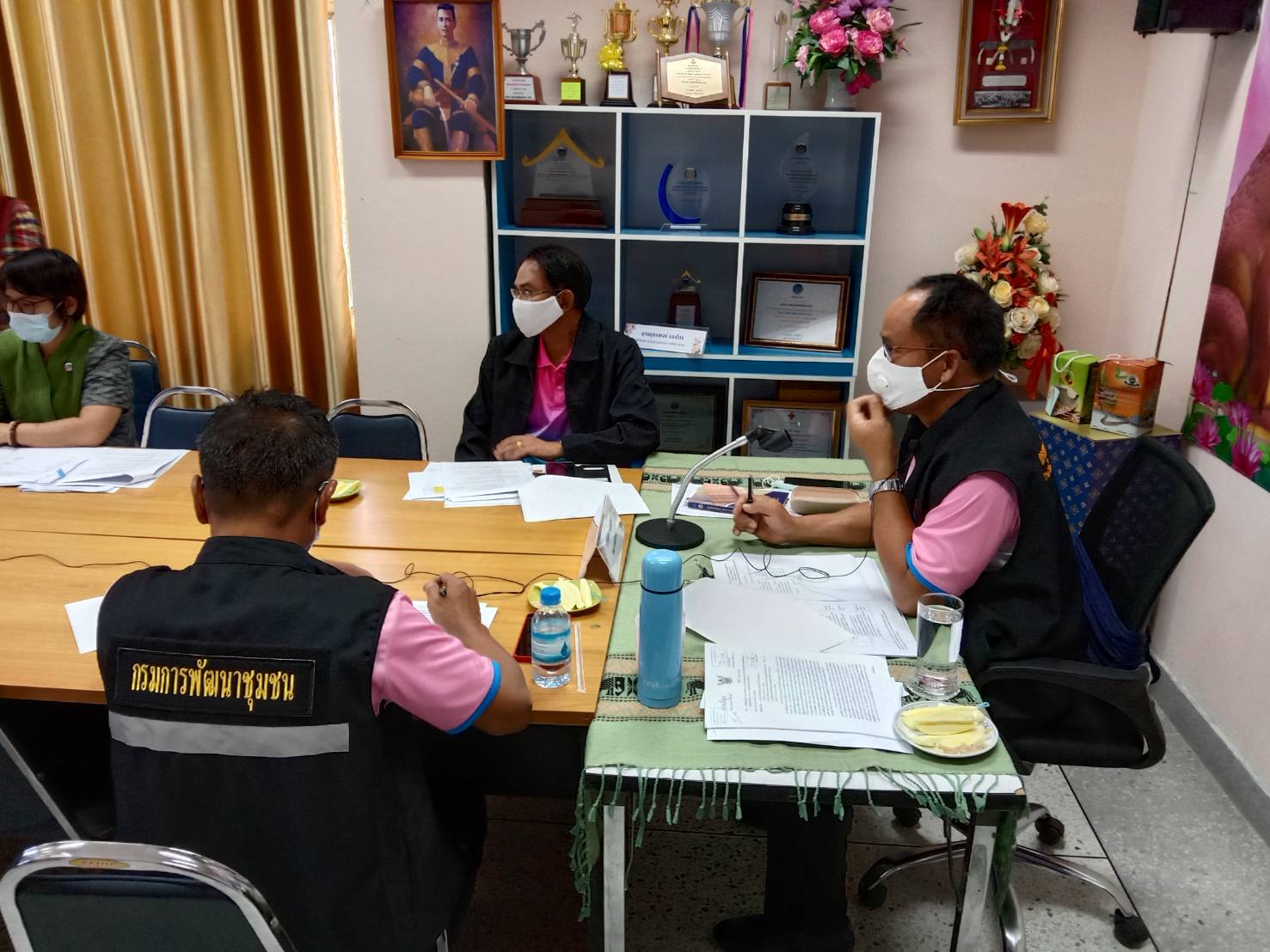 พช.ยโสธร  ประชุมผู้บริหารสำนักงานพัฒนาชุมชนจังหวัดยโสธร ครั้งที่ 5/2564 ผ่านระบบ Session Call