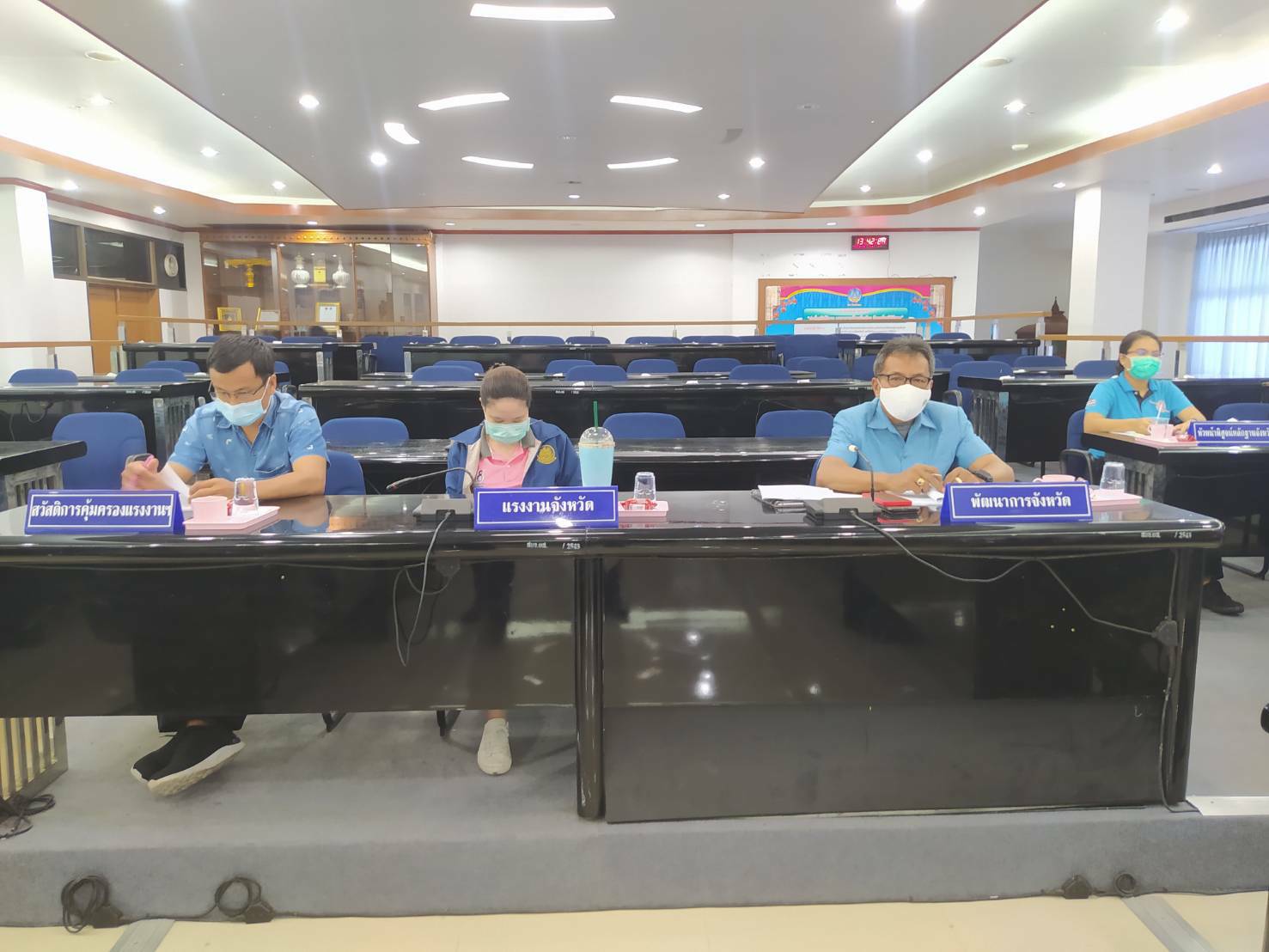 ร่วมประชุมคณะทำงานโต๊ะข่าวเพื่อเฝ้าระวังปัญหายาเสพติดระดับพื้นที่จังหวัดยโสธร ครั้งที่ 8/2564