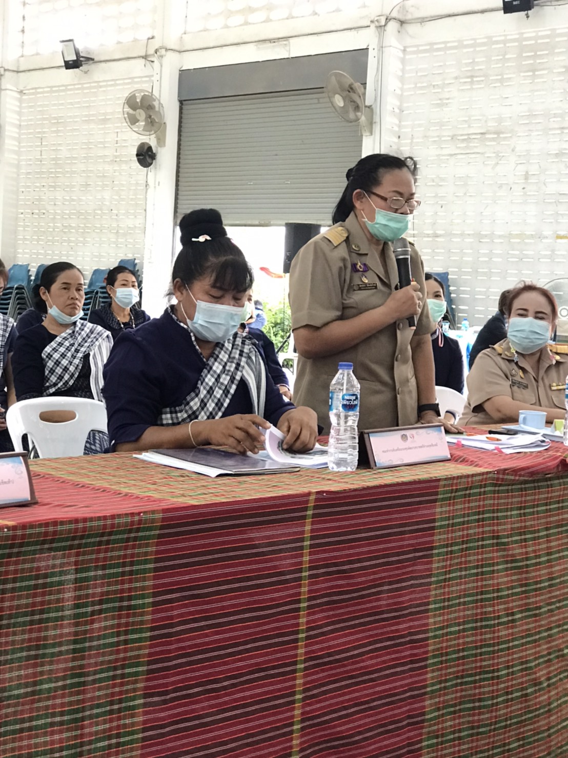 พช.ยโสธร  ลงพื้นที่ประกวดโครงการเชิดชูเกียรติคนกองทุนพัฒนาบทบาทสตรี ประจำปี 2564 พื้นที่อำเภอเลิงนกทา