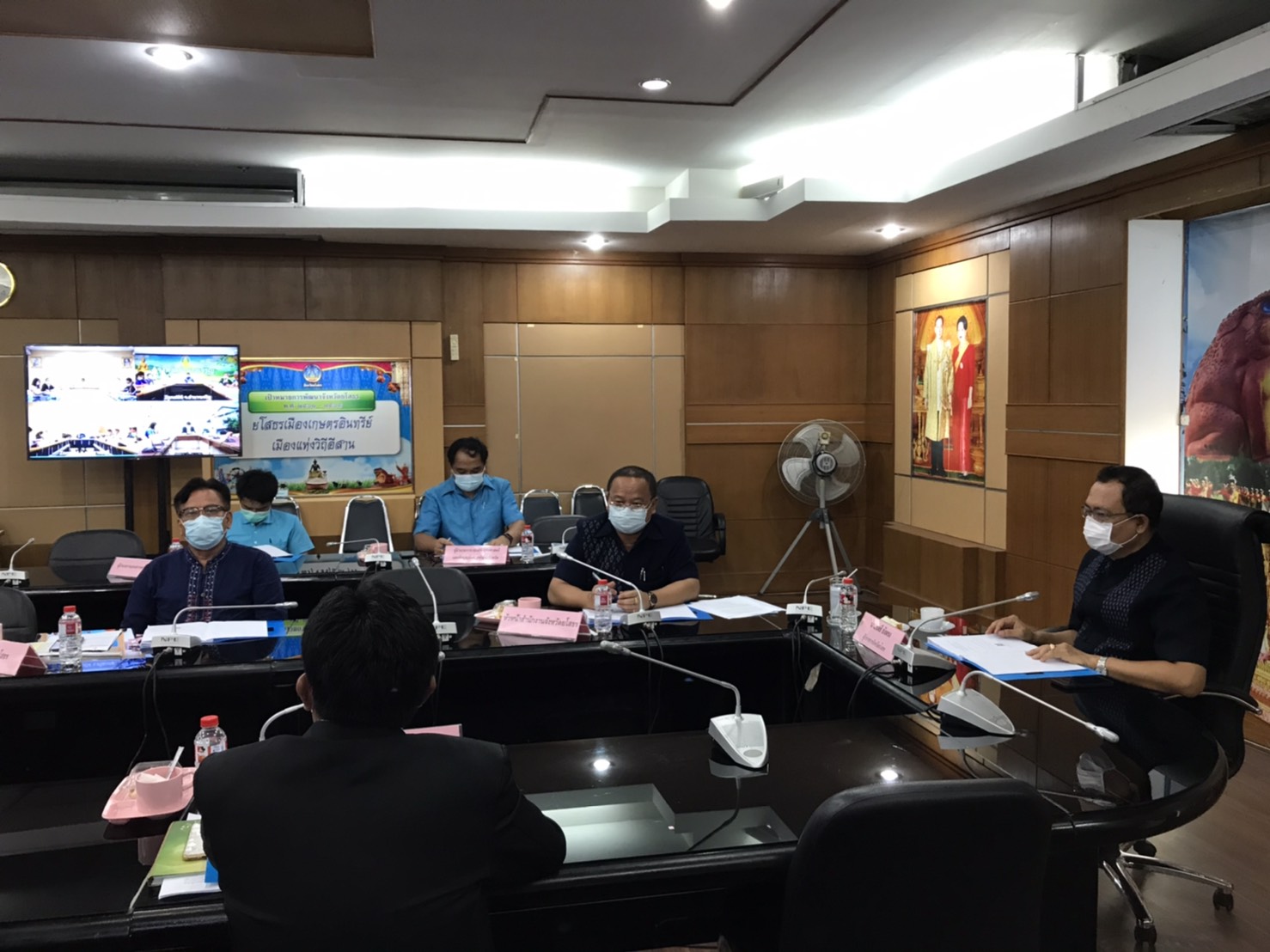 ประชุมคณะกรรมการบริหารงานกลุ่มจังหวัดแบบบูรณาการ (ก.บ.ก.)ครั้งที่ 2/2564 ผ่านวีดิทัศน์ทางไกล Video Conference ครั้งที่ 2/2564