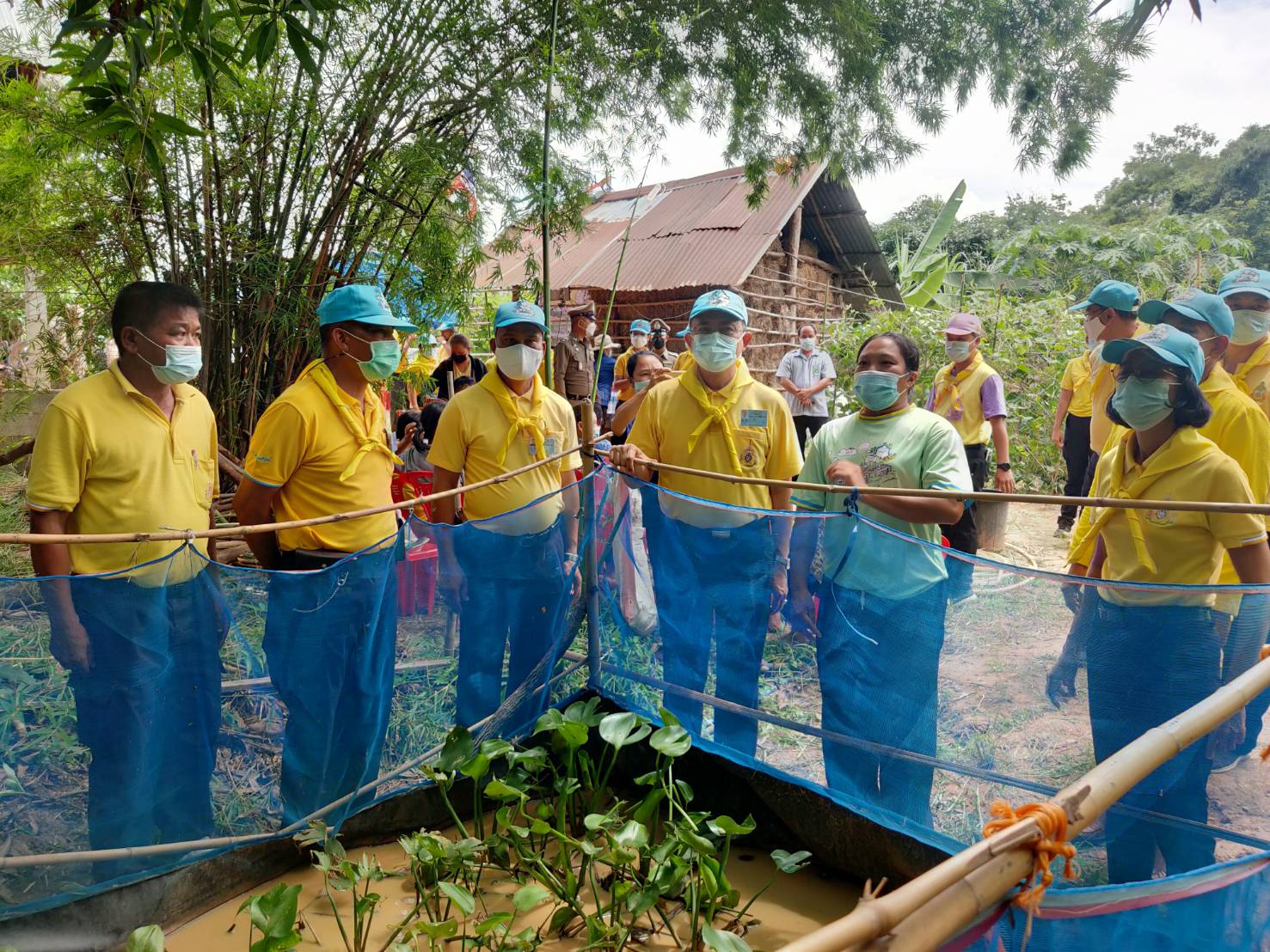ร่วมโครงการจิตอาสาพระราชทานในโครงการพระราชทาน “โคก หนอง นาแห่งน้ำใจและความหวัง กรมราชทัณฑ์ พื้นที่อำเภอคำเขื่อนแก้ว