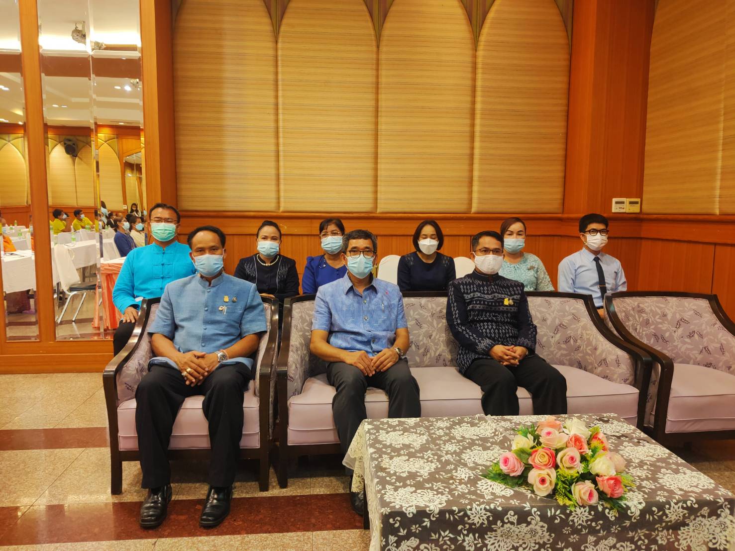 ร่วมอบรมฝึกอบรมการยกระดับการแปรรูปผลิตภัณฑ์ชุมชนและการสร้างช่องทางตลาดกับกลุ่มวิสาหกิจชุมชน ภายใต้โครงการเพิ่มสมรรถนะด้านการบริหารและจัดการพลังงานครบวงจรในชุมชนระดับตำบลและเครือข่ายพลังงานชุมชน ประจำปีงบประมาณ 2564