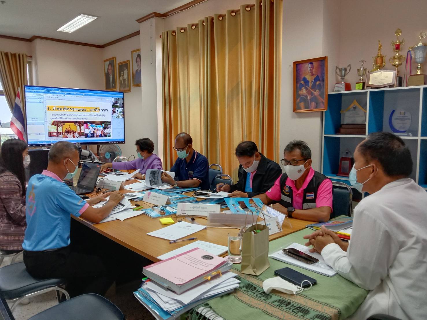 พช. ยโสธร ประชุมคณะอนุกรรมการเพื่อการรับรองมาตรฐานการพัฒนาชุมชน (มชช.)  จังหวัดยโสธร ผ่านระบบประชุมออนไลน์ Session Call วันที่ 2