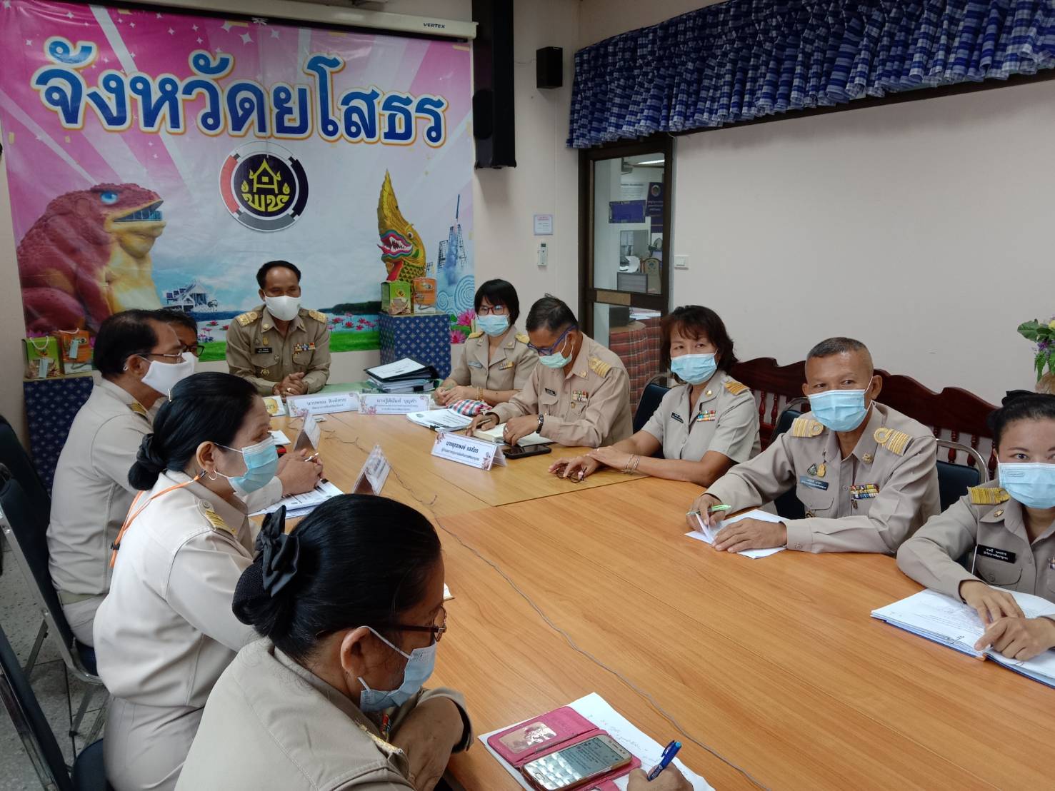 พช. ยโสธร ร่วมประชุมกรมการพัฒนาชุมชน ครั้งที่ 6/2564 ผ่านระบบวีดีทัศน์ทางไกล (Video Conference