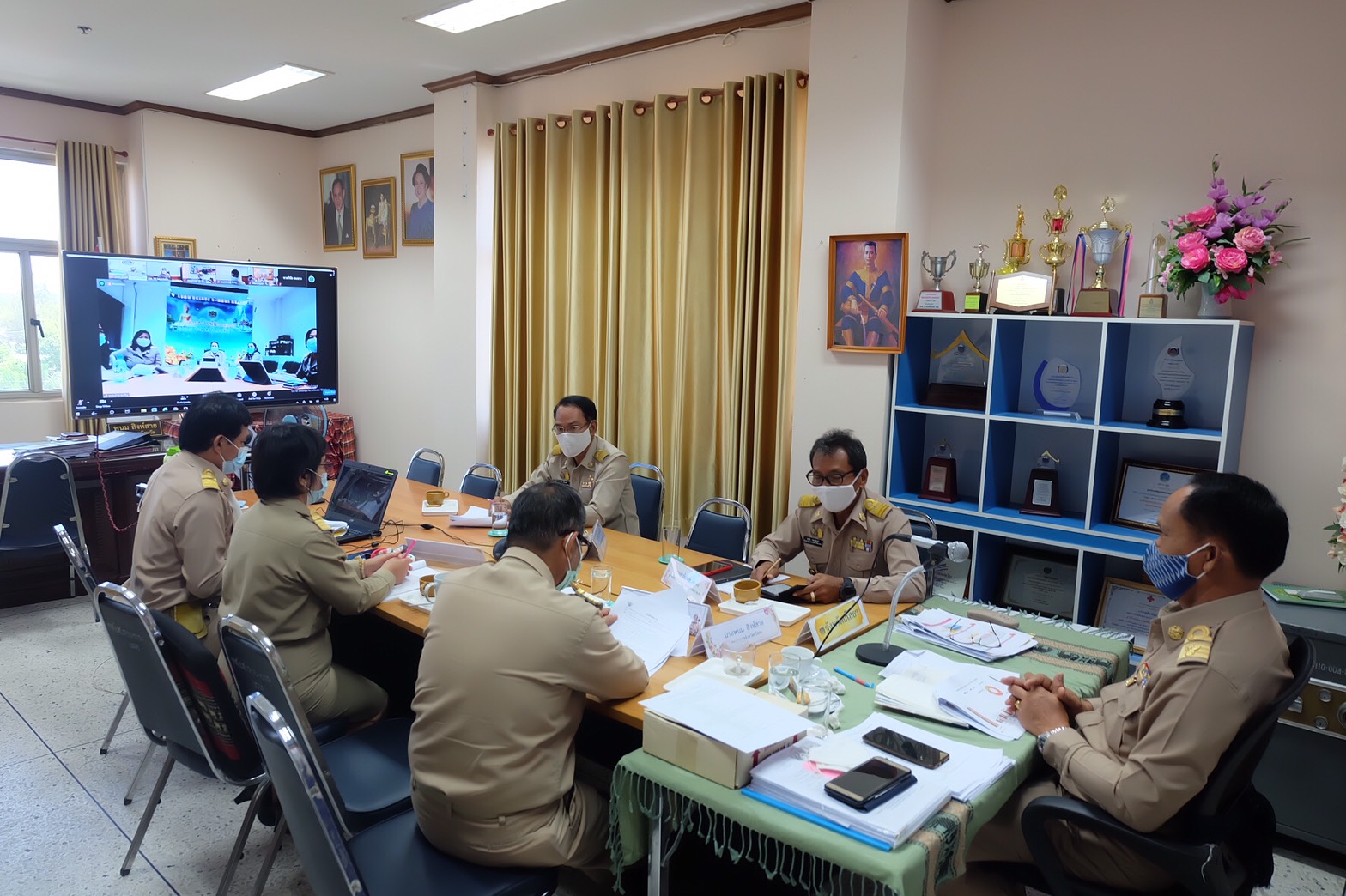 ร่วมประชุมเชิงปฏิบัติการตรวจติดตามผลการดำเนินงานของหน่วยรับตรวจ รายไตรมาส ครั้งที่ 3/2564