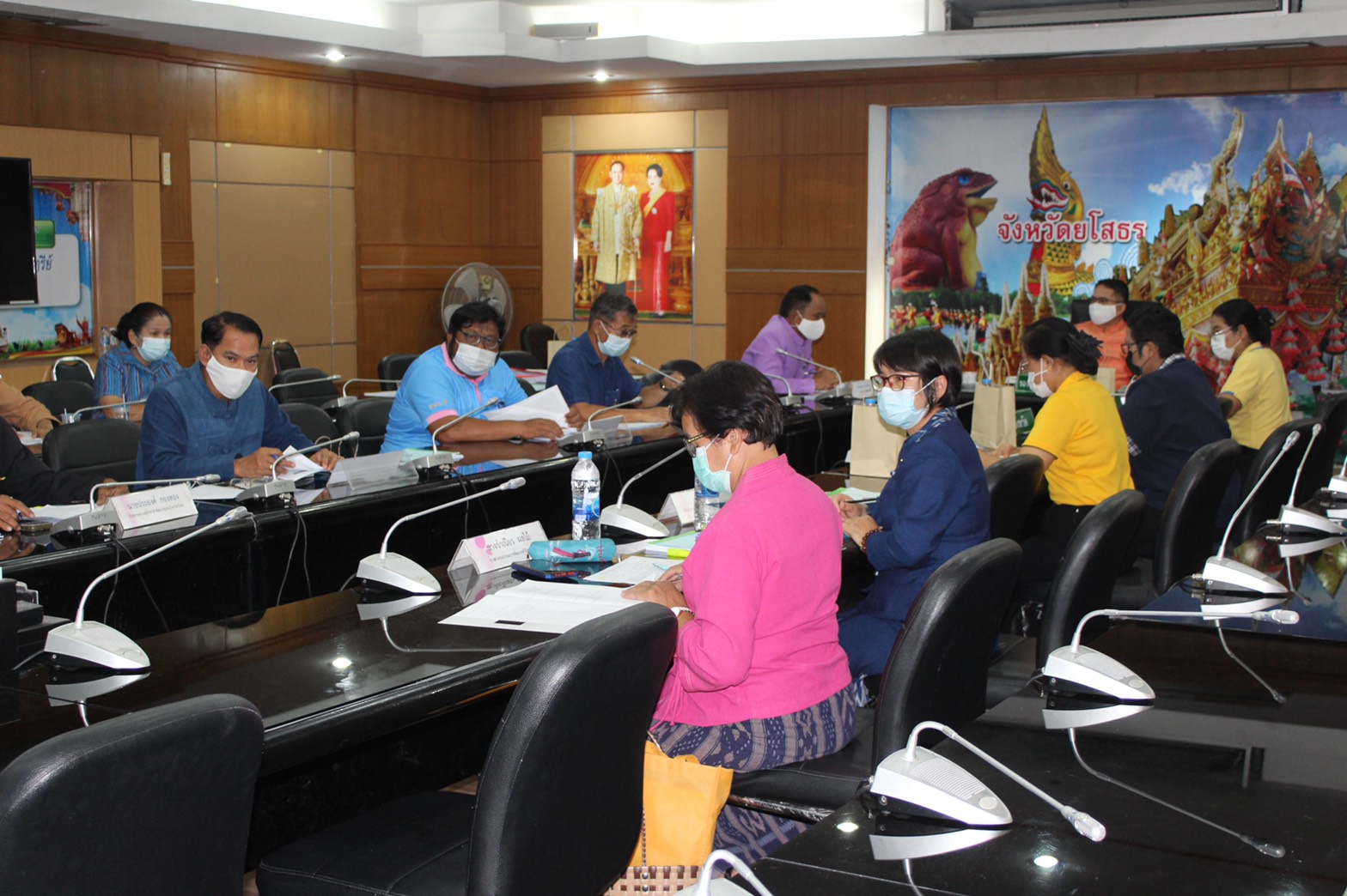 ??พช.ยโสธร ประชุมพิจารณาเข้มการรับรองมาตรฐานการพัฒนาชุมชน (มชช.) ประจำปี 2564