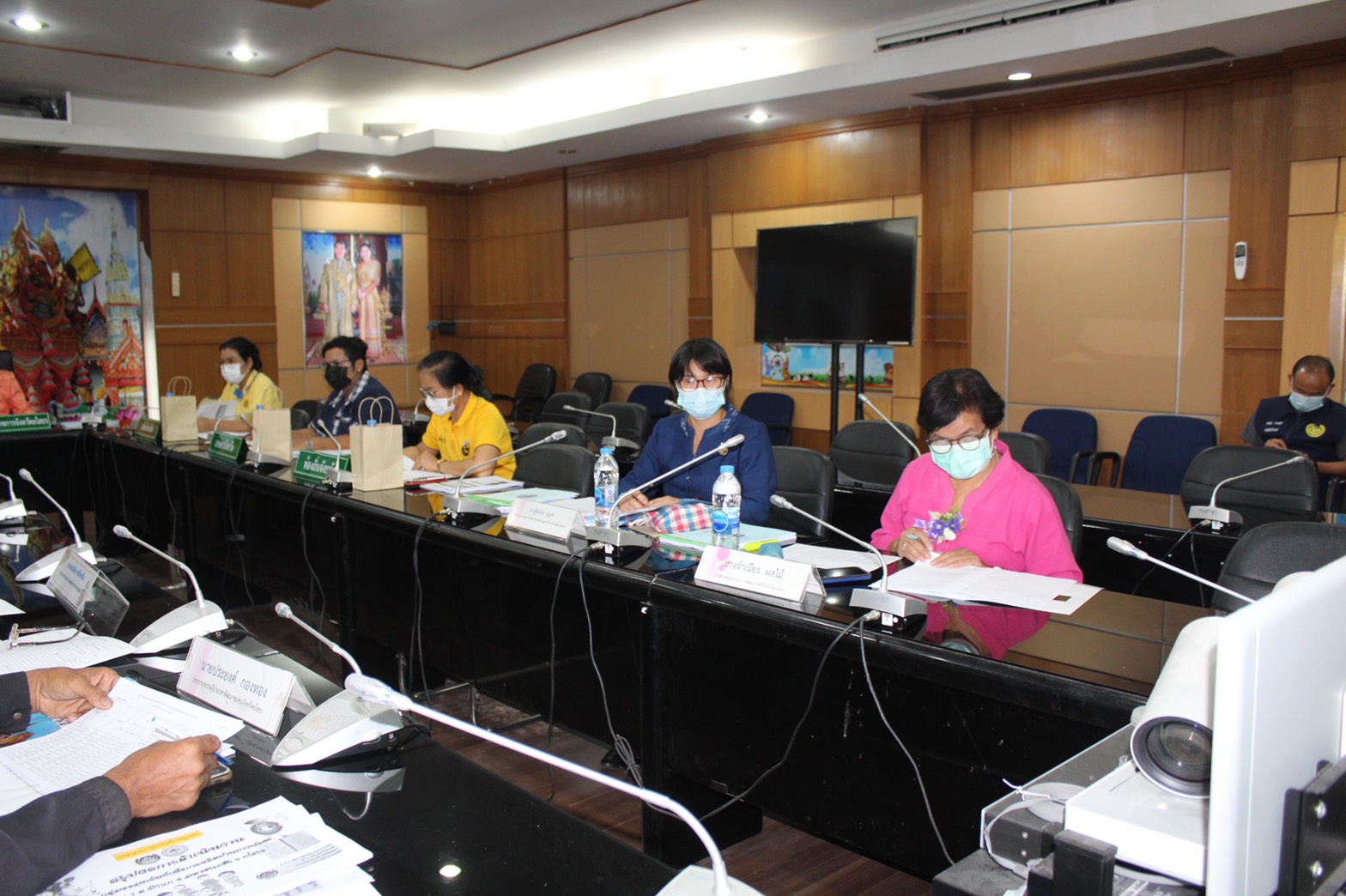 ??พช.ยโสธร ประชุมพิจารณาเข้มการรับรองมาตรฐานการพัฒนาชุมชน (มชช.) ประจำปี 2564