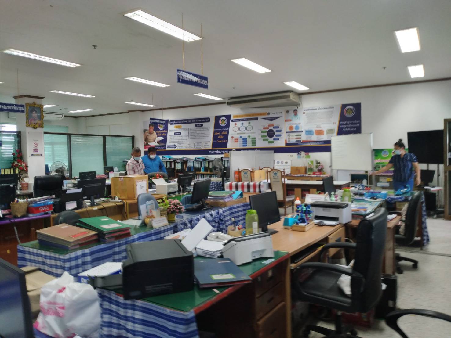 ร่วมแรง เอามื้อสามัคคี จัดกิจกรรม 5 ส สำนักงานพัฒนาชุมชนจังหวัดยโสธร