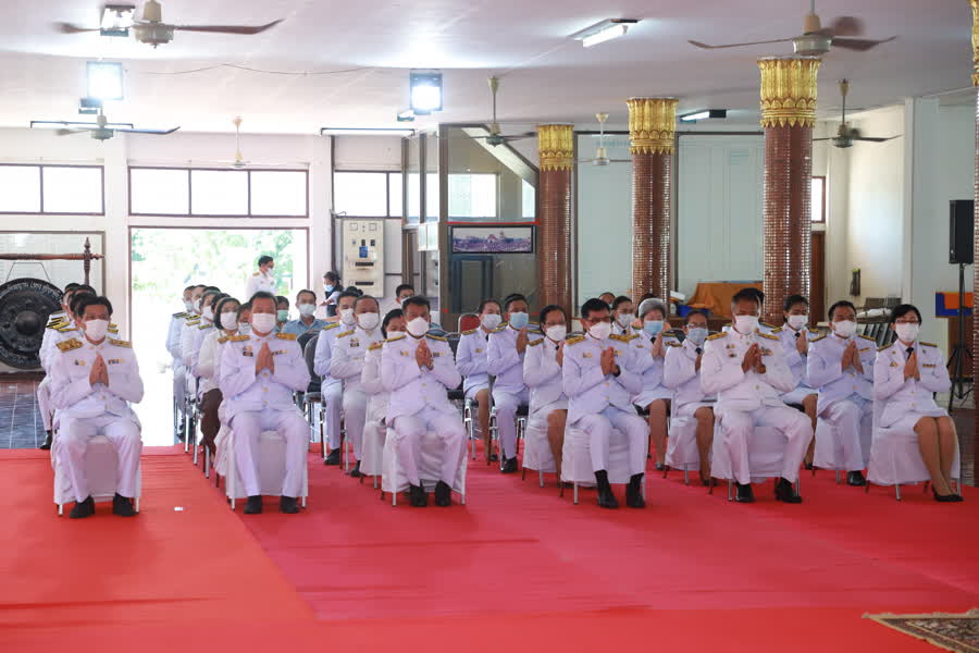 พ่อเมืองยโสธร นำภาคราชการประกอบพิธีเจริญพระพุทธมนต์ เฉลิมพระเกียรติ และถวายพระราชกุศล สมเด็จเจ้าฟ้าฯ กรมพระศรีสวางควัฒน วรขัตติยราชนารี เนื่องในโอกาสวันคล้ายวันประสูติ 4 กรกฎาคม 2564