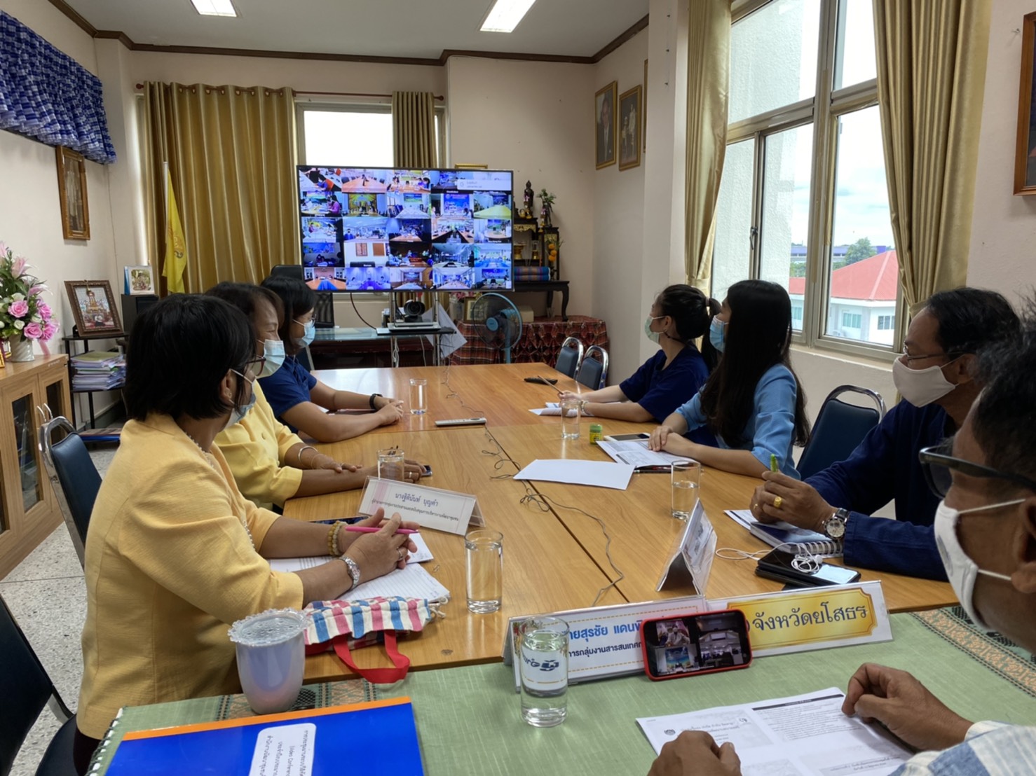 พช. ยโสธร  เข้าร่วมประชุมชี้แจง เร่งรัด กำกับ ติดตาม การดำเนินงานกองทุนพัฒนาบทบาทสตรี ครั้งที่ 6/2564 ผ่านระบบ Video conference