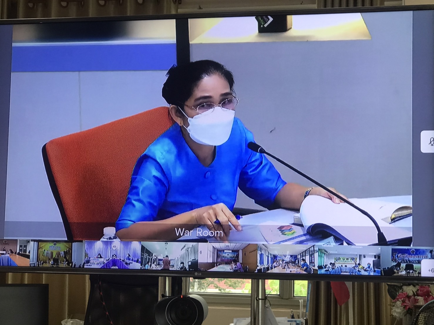 พช. ยโสธร  เข้าร่วมประชุมชี้แจง เร่งรัด กำกับ ติดตาม การดำเนินงานกองทุนพัฒนาบทบาทสตรี ครั้งที่ 6/2564 ผ่านระบบ Video conference