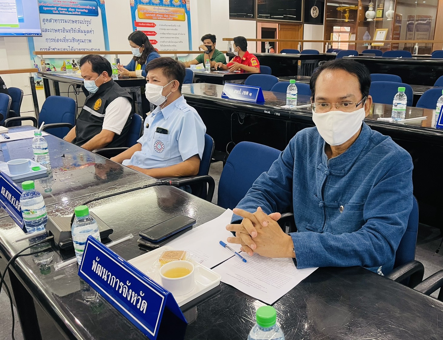 จัดกิจกรรมเตรียมความพร้อมเพื่อช่วยเหลือผู้ประสบอุทุกภัยและการประชุมคณะกรรมการและคณะทำงานศูนย์บัญชาการเหตุการณ์อุทกภัย จังหวัดยโสธร