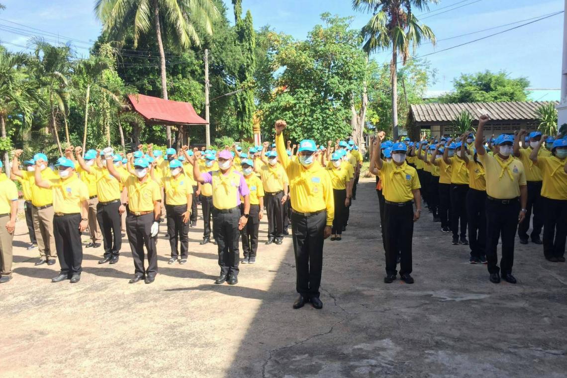 พช. ยโสธร จิตอาสาพัฒนายโสธรจัดกิจกรรมปรับภูมิทัศน์ ในโอกาสวันสมเด็จพระนารายณ์มหาราช