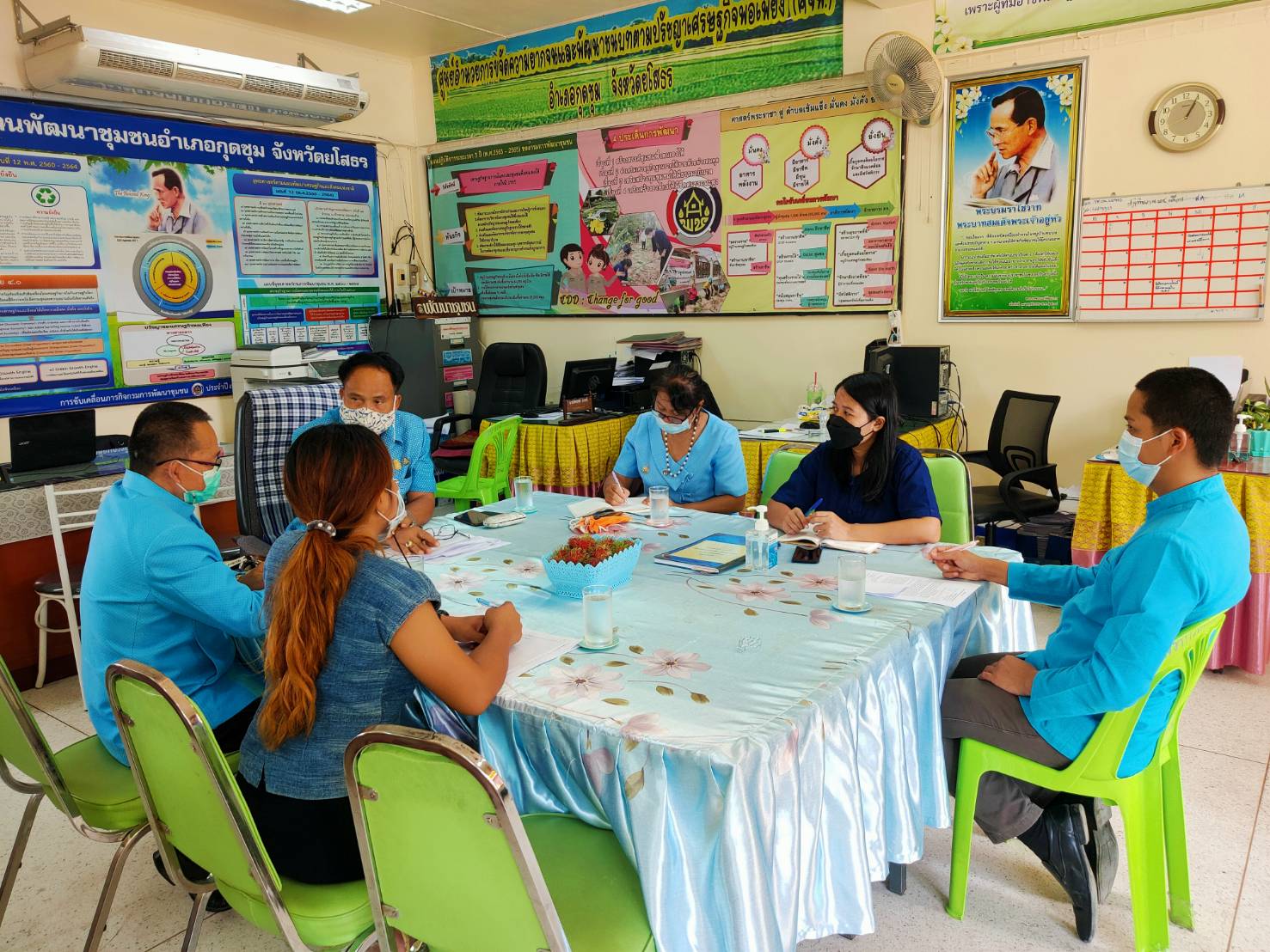 สนับสนุนการดำเนินงานตามภารกิจกรมการพัฒนาชุมชน และมอบขวัญกำลังใจเจ้าหน้าที่พัฒนาชุมชน “ในพื้นที่อำเภอทรายมูล ,กุดชุม,ไทยเจริญ