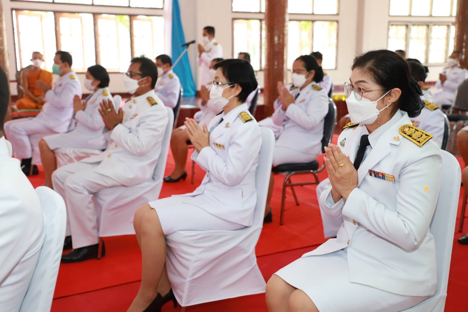 พ่อเมืองยโสธร นำภาคราชการ จัดกิจกรรมเฉลิมพระเกียรติสมเด็จพระนางเจ้าสิริกิติ์ พระบรมราชินีนาถ พระบรมราชชนนีพันปีหลวง เนื่องในโอกาสวันเฉลิมพระชนมพรรษา 12 สิงหาคม 2564 และพิธีเจริญพระพุทธมนต์ สมโภชพระสุกเฉลิมพระเกียรติและถวายพระราชกุศล