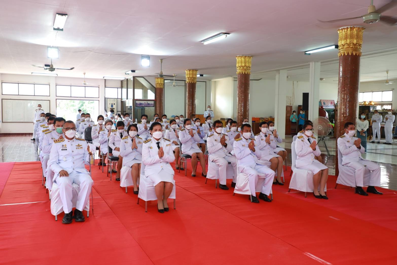 พ่อเมืองยโสธร นำภาคราชการ จัดกิจกรรมเฉลิมพระเกียรติสมเด็จพระนางเจ้าสิริกิติ์ พระบรมราชินีนาถ พระบรมราชชนนีพันปีหลวง เนื่องในโอกาสวันเฉลิมพระชนมพรรษา 12 สิงหาคม 2564 และพิธีเจริญพระพุทธมนต์ สมโภชพระสุกเฉลิมพระเกียรติและถวายพระราชกุศล