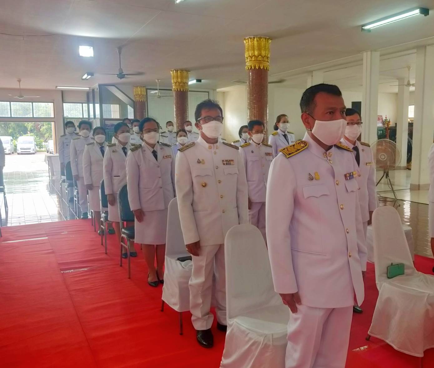 พ่อเมืองยโสธร นำภาคราชการ จัดกิจกรรมเฉลิมพระเกียรติสมเด็จพระนางเจ้าสิริกิติ์ พระบรมราชินีนาถ พระบรมราชชนนีพันปีหลวง เนื่องในโอกาสวันเฉลิมพระชนมพรรษา 12 สิงหาคม 2564 และพิธีเจริญพระพุทธมนต์ สมโภชพระสุกเฉลิมพระเกียรติและถวายพระราชกุศล