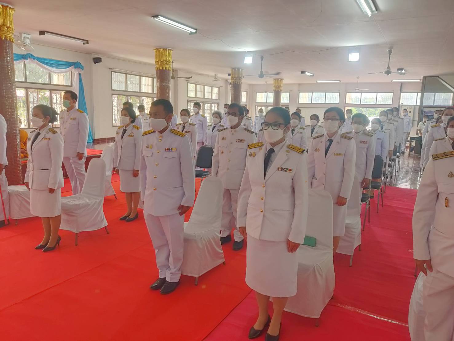 พ่อเมืองยโสธร นำภาคราชการ จัดกิจกรรมเฉลิมพระเกียรติสมเด็จพระนางเจ้าสิริกิติ์ พระบรมราชินีนาถ พระบรมราชชนนีพันปีหลวง เนื่องในโอกาสวันเฉลิมพระชนมพรรษา 12 สิงหาคม 2564 และพิธีเจริญพระพุทธมนต์ สมโภชพระสุกเฉลิมพระเกียรติและถวายพระราชกุศล