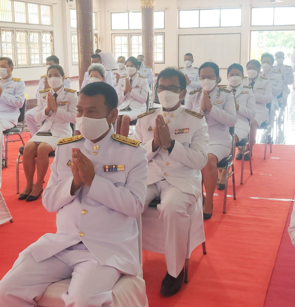 พ่อเมืองยโสธร นำภาคราชการ จัดกิจกรรมเฉลิมพระเกียรติสมเด็จพระนางเจ้าสิริกิติ์ พระบรมราชินีนาถ พระบรมราชชนนีพันปีหลวง เนื่องในโอกาสวันเฉลิมพระชนมพรรษา 12 สิงหาคม 2564 และพิธีเจริญพระพุทธมนต์ สมโภชพระสุกเฉลิมพระเกียรติและถวายพระราชกุศล