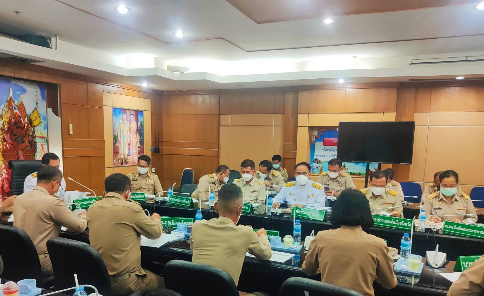 พช.ยโสธร  ร่วมประชุมหัวหน้าส่วนราชการ หัวหน้าหน่วยงานรัฐวิสาหกิจ ในสังกัดกระทรวงมหาดไทย และนายอำเภอ  ประจำเดือนสิงหาคม ครั้งที่ 6/2564