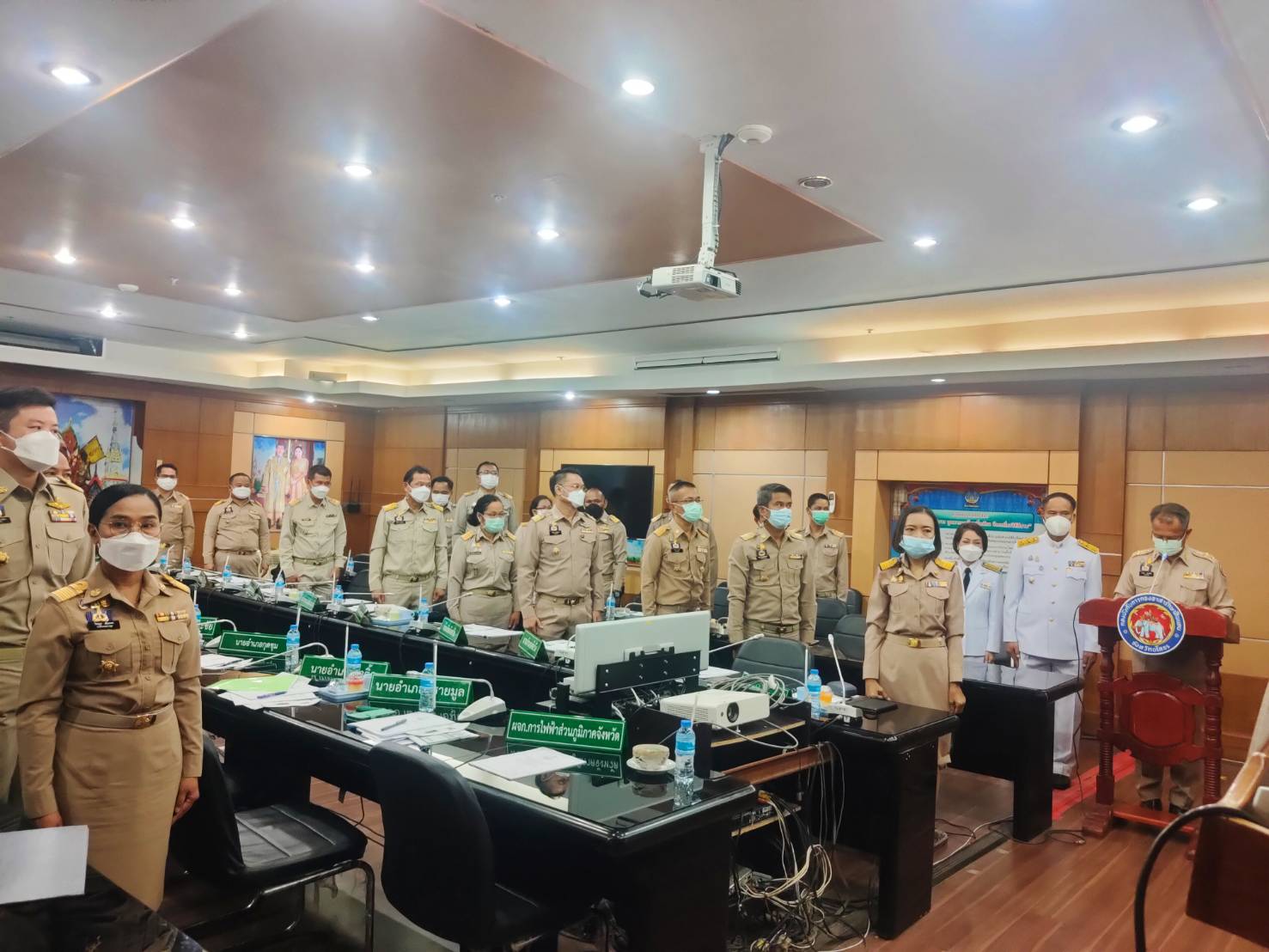 พช.ยโสธร  ร่วมประชุมหัวหน้าส่วนราชการ หัวหน้าหน่วยงานรัฐวิสาหกิจ ในสังกัดกระทรวงมหาดไทย และนายอำเภอ  ประจำเดือนสิงหาคม ครั้งที่ 6/2564