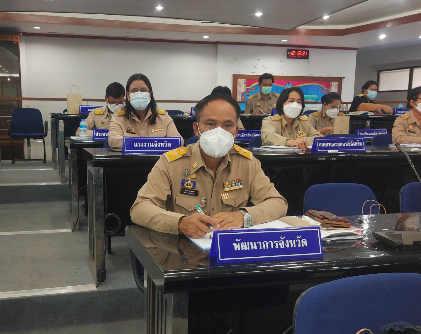 ร่วมการประชุมคณะกรมการจังหวัด หัวหน้าส่วนราชการ และนายอำเภอ ครั้งที่ 6/2564