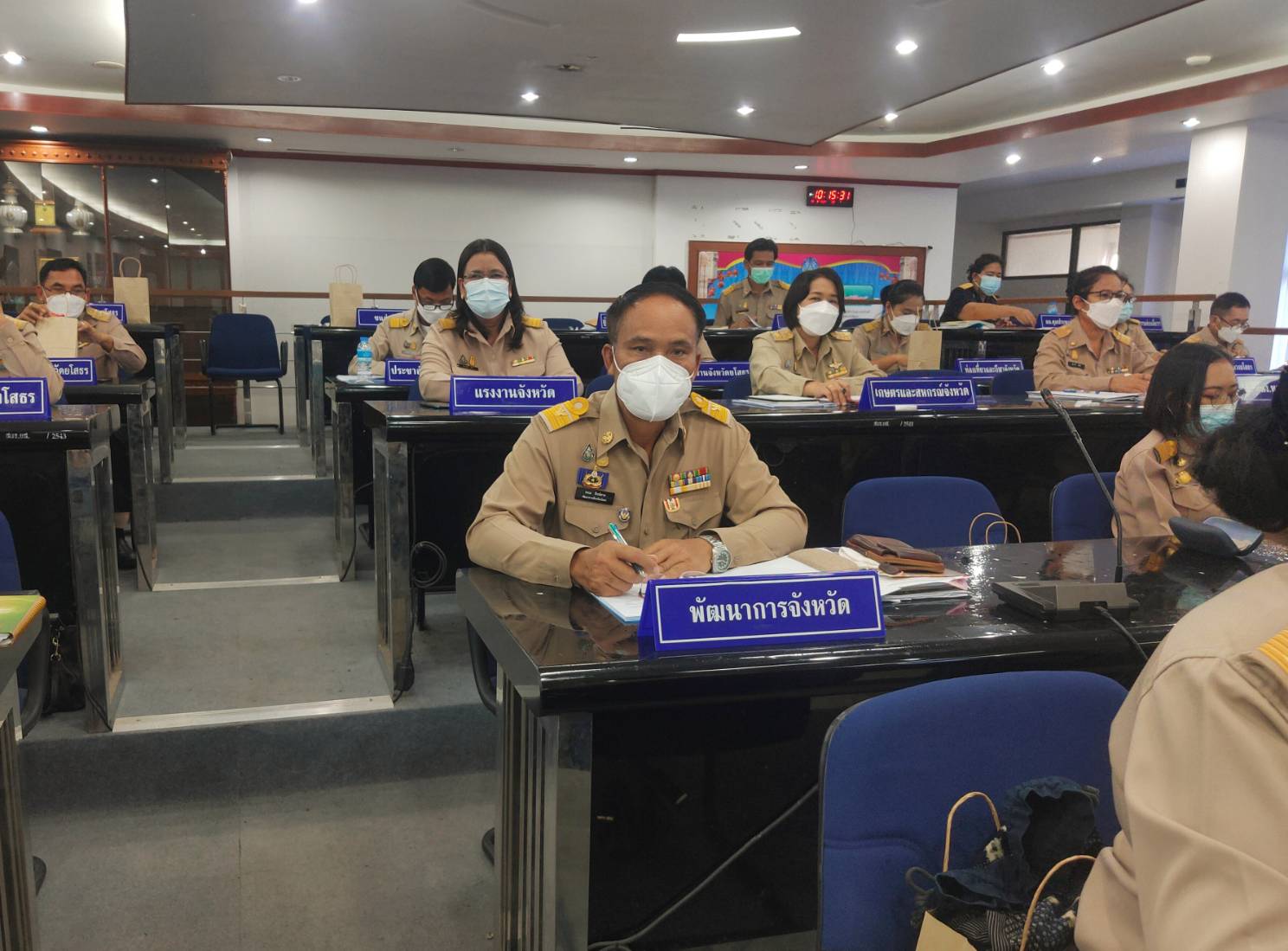 ร่วมการประชุมคณะกรมการจังหวัด หัวหน้าส่วนราชการ และนายอำเภอ ครั้งที่ 6/2564