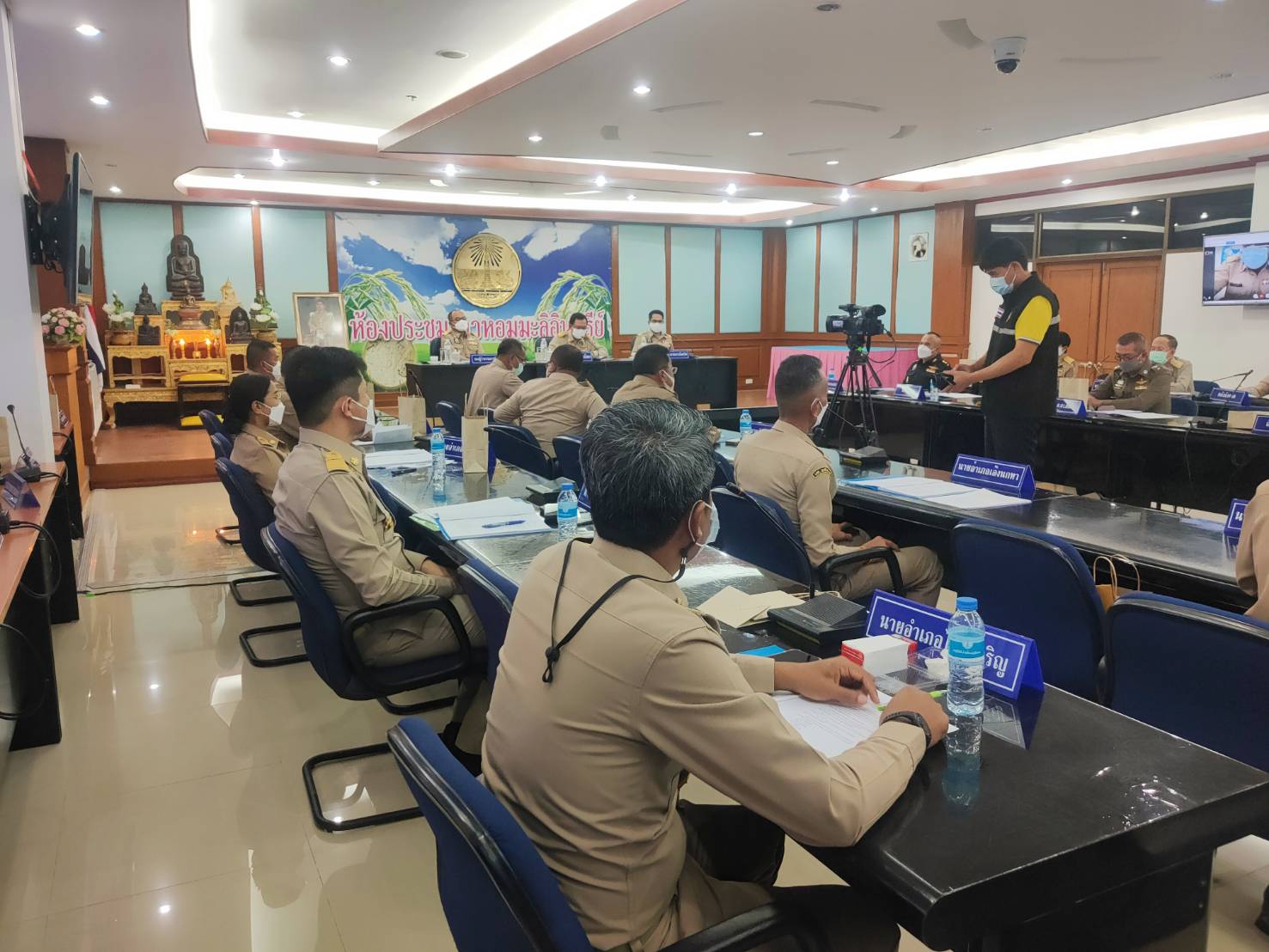 ร่วมการประชุมคณะกรมการจังหวัด หัวหน้าส่วนราชการ และนายอำเภอ ครั้งที่ 6/2564