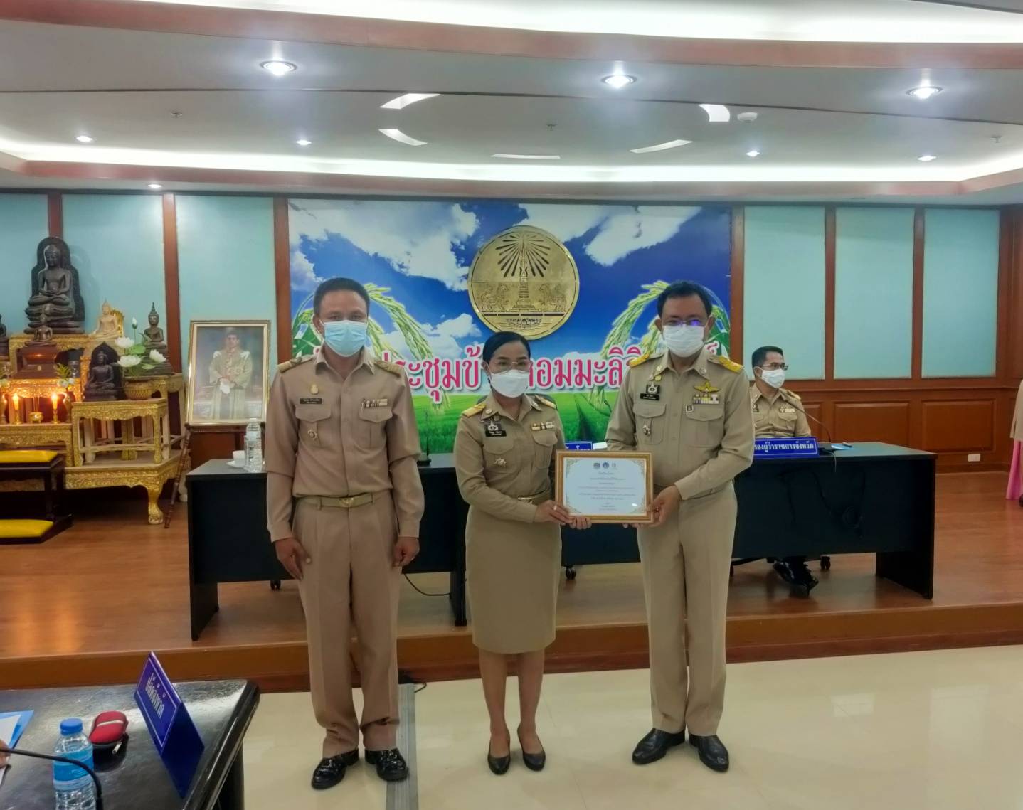 ร่วมการประชุมคณะกรมการจังหวัด หัวหน้าส่วนราชการ และนายอำเภอ ครั้งที่ 6/2564