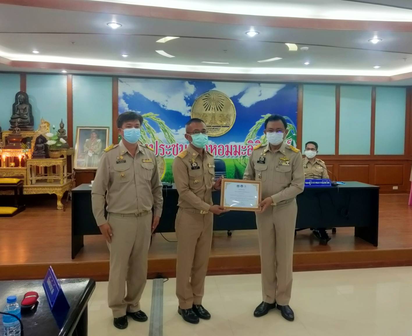 ร่วมการประชุมคณะกรมการจังหวัด หัวหน้าส่วนราชการ และนายอำเภอ ครั้งที่ 6/2564