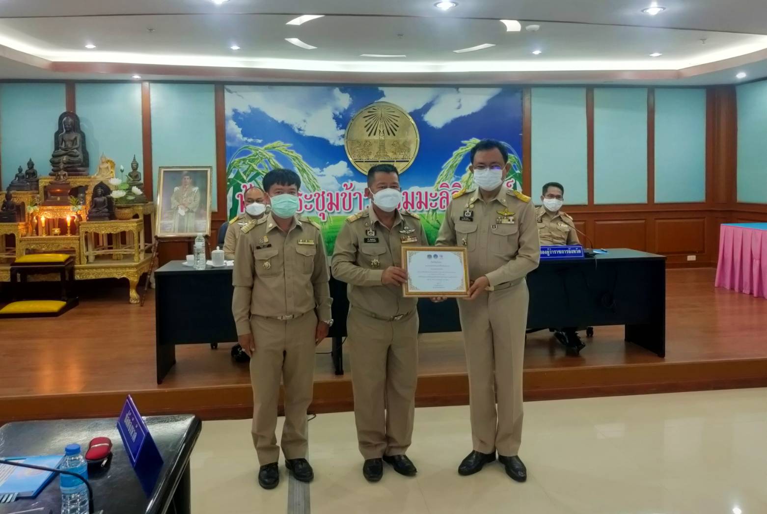 ร่วมการประชุมคณะกรมการจังหวัด หัวหน้าส่วนราชการ และนายอำเภอ ครั้งที่ 6/2564