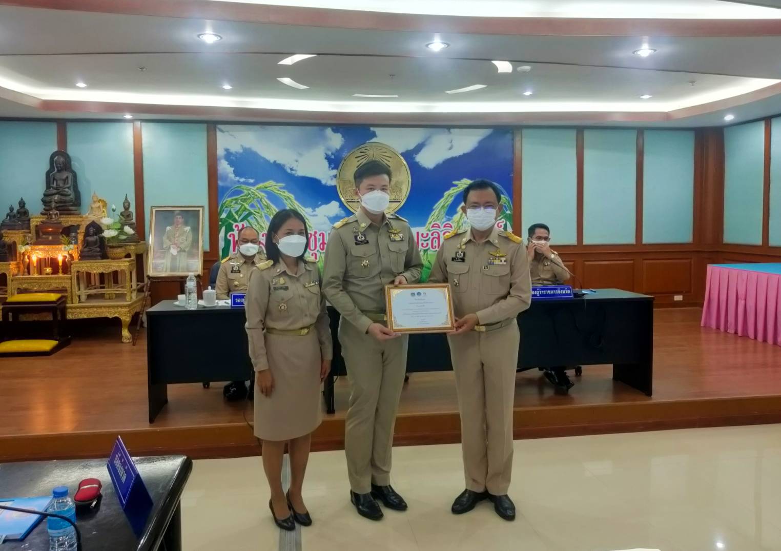 ร่วมการประชุมคณะกรมการจังหวัด หัวหน้าส่วนราชการ และนายอำเภอ ครั้งที่ 6/2564