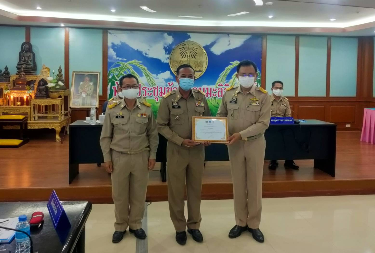 ร่วมการประชุมคณะกรมการจังหวัด หัวหน้าส่วนราชการ และนายอำเภอ ครั้งที่ 6/2564