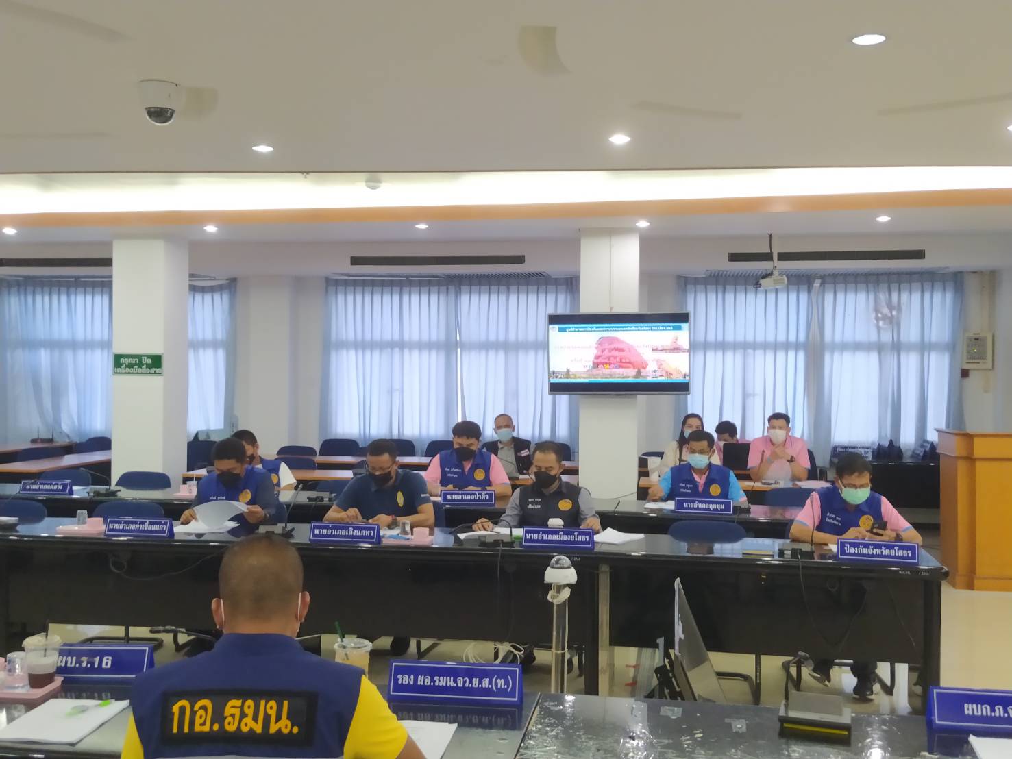 พช. ยโสธร  ร่วมประชุมคณะทำงานโต๊ะข่าวเพื่อเฝ้าระวังปัญหายาเสพติดระดับพื้นที่จังหวัดยโสธร  ประจำเดือนสิงหาคม 2564 ครั้งที่ 11/2564