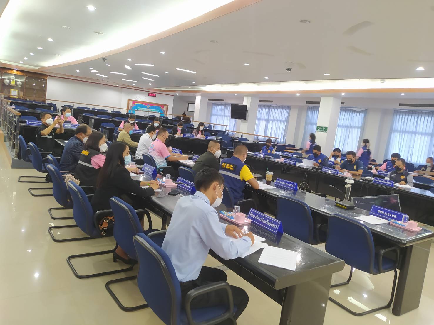 พช. ยโสธร  ร่วมประชุมคณะทำงานโต๊ะข่าวเพื่อเฝ้าระวังปัญหายาเสพติดระดับพื้นที่จังหวัดยโสธร  ประจำเดือนสิงหาคม 2564 ครั้งที่ 11/2564