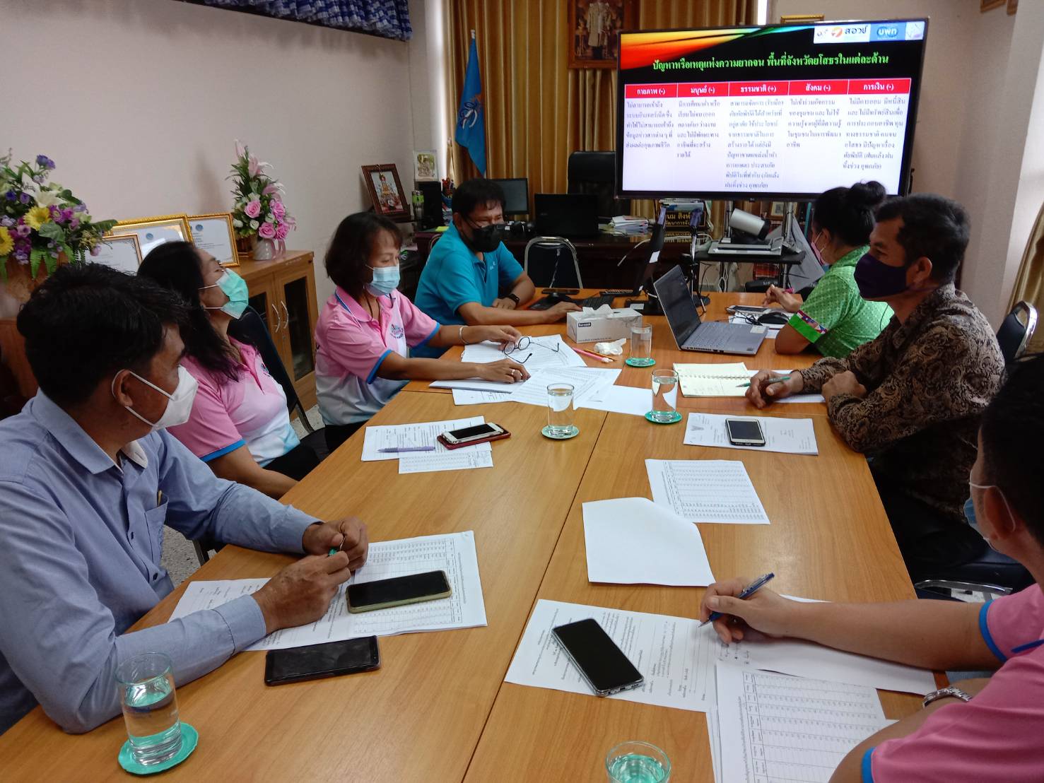 ประชุมวางแผนการดำเนินการแก้ไขปัญหาความยากจนและพัฒนาคนทุกช่วงวัยอย่างยั่งยืน