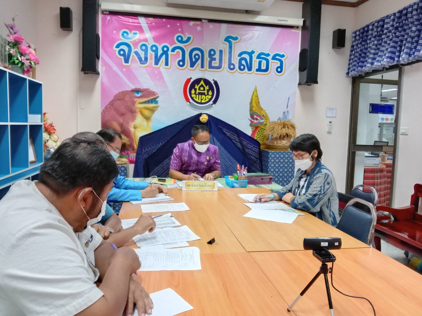 พช. ยโสธร ร่วมประชุมติดตามตัวชี้วัดและค่าเป้าหมายการประเมินผลการปฏิบัติราชการ ปีงบประมาณ พ.ศ.2564