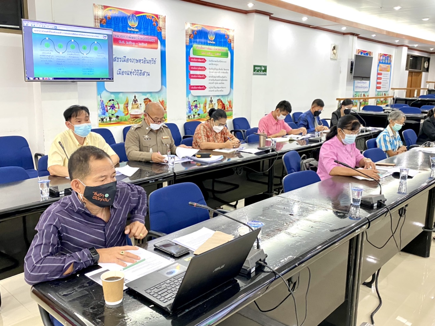 ร่วมการประชุมจัดทำข้อเสนอตัวชี้วัดการประเมินส่วนราชการตามมาตรการปรับปรุงประสิทธิภาพในการปฏิบัติราชการ ประจำปี งบประมาณ พ.ศ. 2564 ของจังหวัดยโสธร