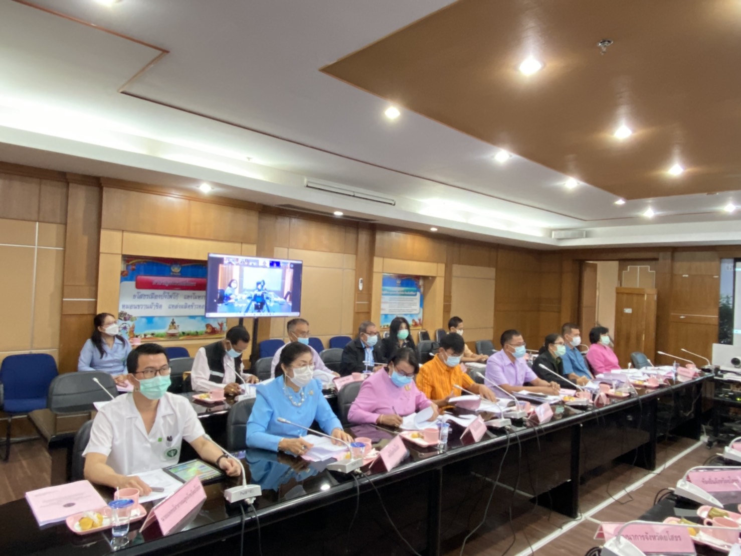 ร่วมประชุมการตรวจราชการของคณะผู้ตรวจราชการ เขตตรวจราชการที่ 14 ประจำปีงบประมาณ พ.ศ. 2564 รอบที่ 2  โดยประชุมผ่านสื่ออิเล็กทรอนิกส์