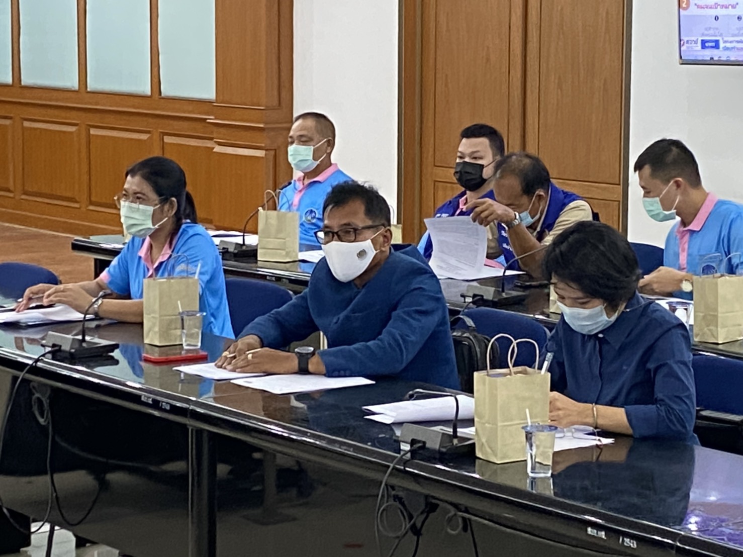 พช.ยโสธร  ร่วมประชุมรับฟังรายงานผลการดำเนินงานตามแผนการวิจัยและนวัตกรรมเพื่อแก้ไขปัญหาความยากจนแบบเบ็ดเสร็จและแม่นยำ ในพื้นที่จังหวัดยโสธร