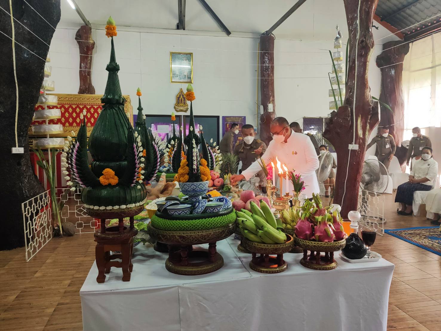 พช. ยโสธร ร่วมพิธีบวงสรวงเครื่องเกียรติยศประกอบศพที่ได้รับพระราชทาน