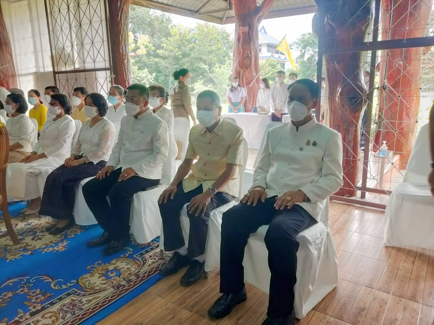 พช. ยโสธร ร่วมพิธีบวงสรวงเครื่องเกียรติยศประกอบศพที่ได้รับพระราชทาน