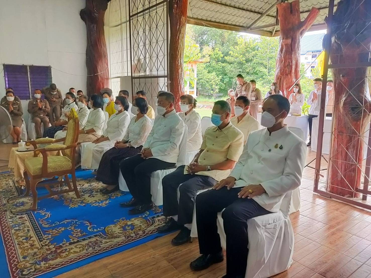 พช. ยโสธร ร่วมพิธีบวงสรวงเครื่องเกียรติยศประกอบศพที่ได้รับพระราชทาน