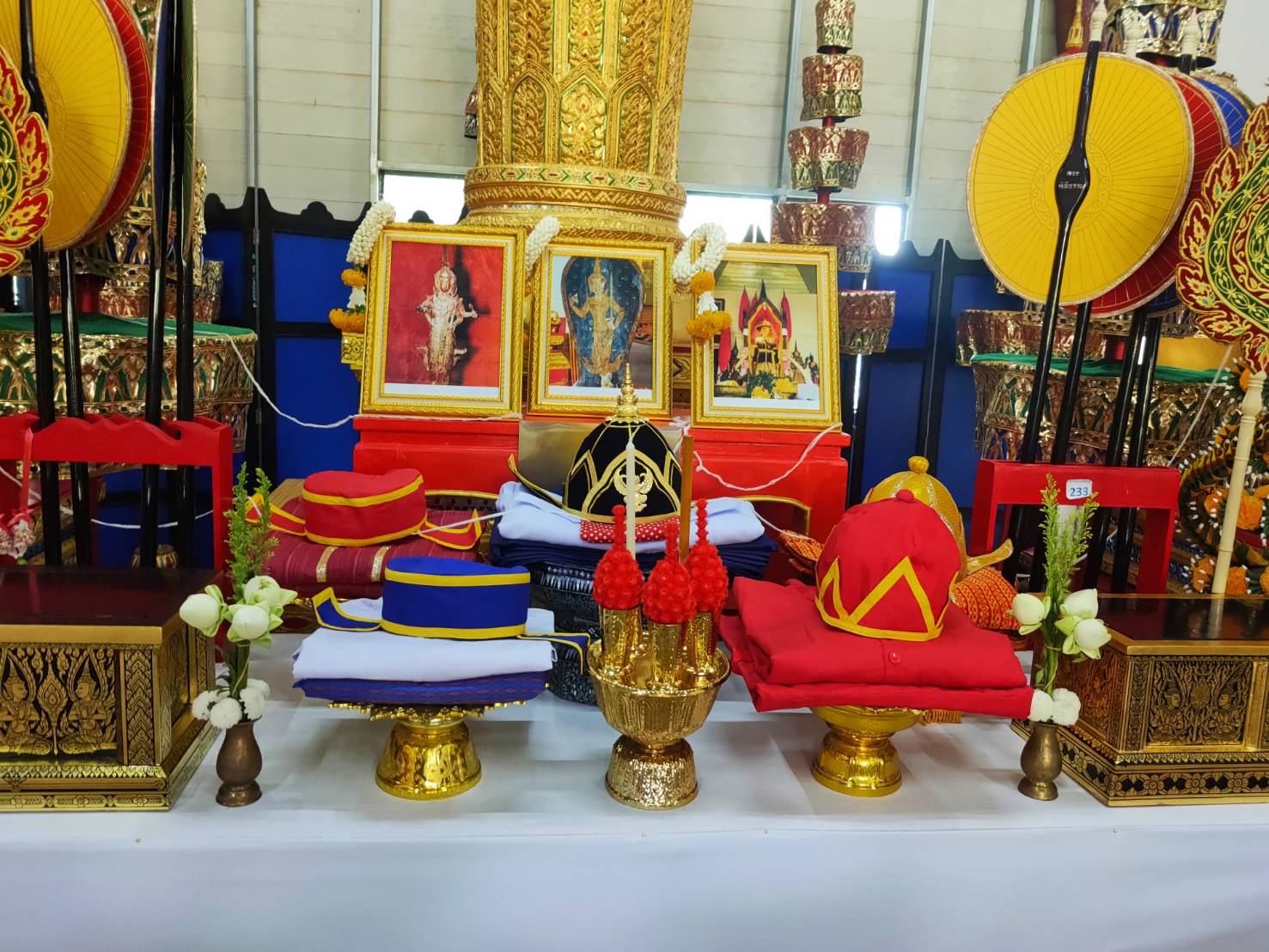 พช. ยโสธร ร่วมพิธีบวงสรวงเครื่องเกียรติยศประกอบศพที่ได้รับพระราชทาน