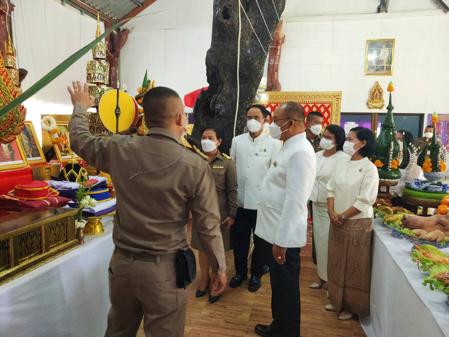 พช. ยโสธร ร่วมพิธีบวงสรวงเครื่องเกียรติยศประกอบศพที่ได้รับพระราชทาน