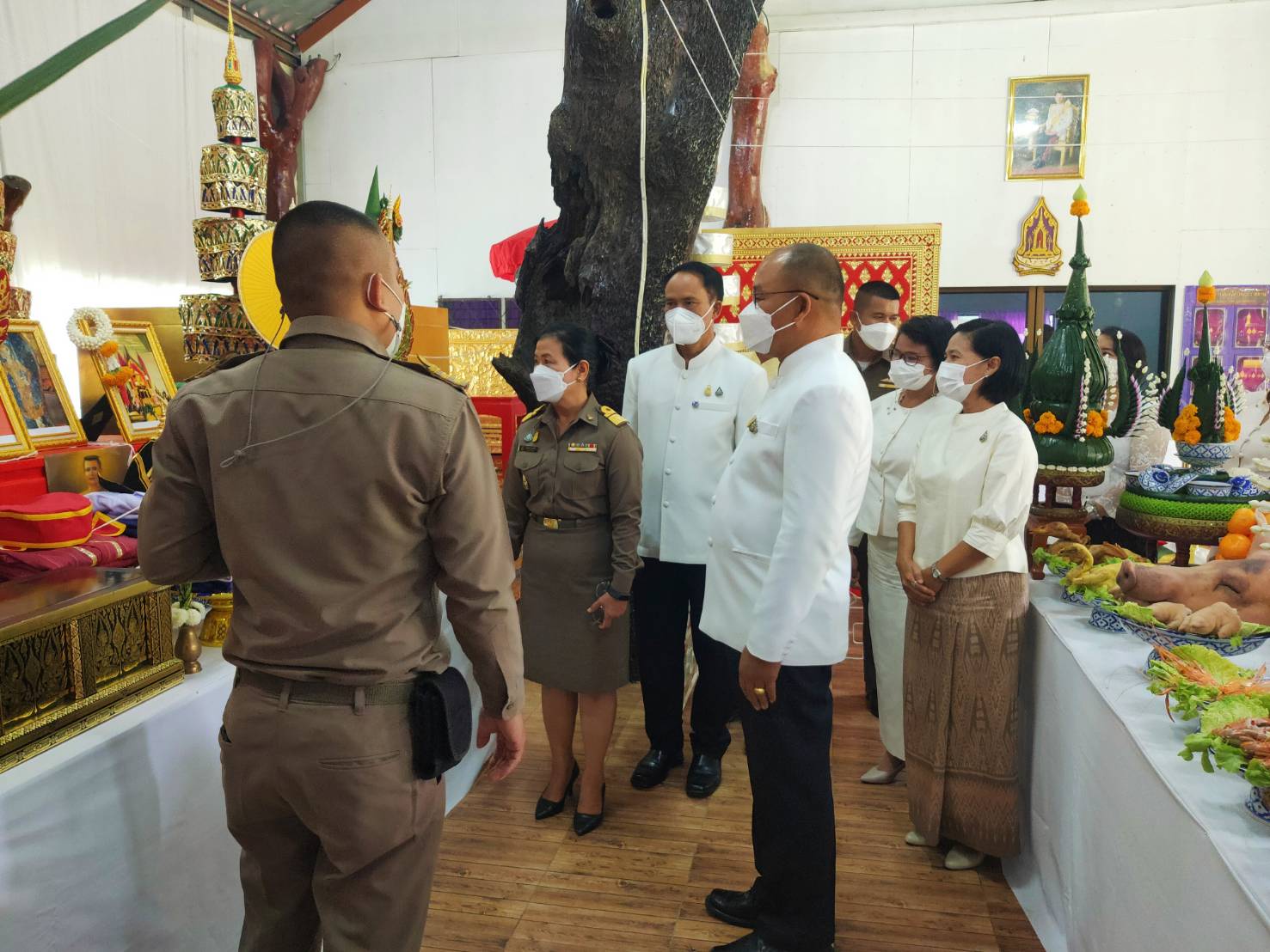 พช. ยโสธร ร่วมพิธีบวงสรวงเครื่องเกียรติยศประกอบศพที่ได้รับพระราชทาน