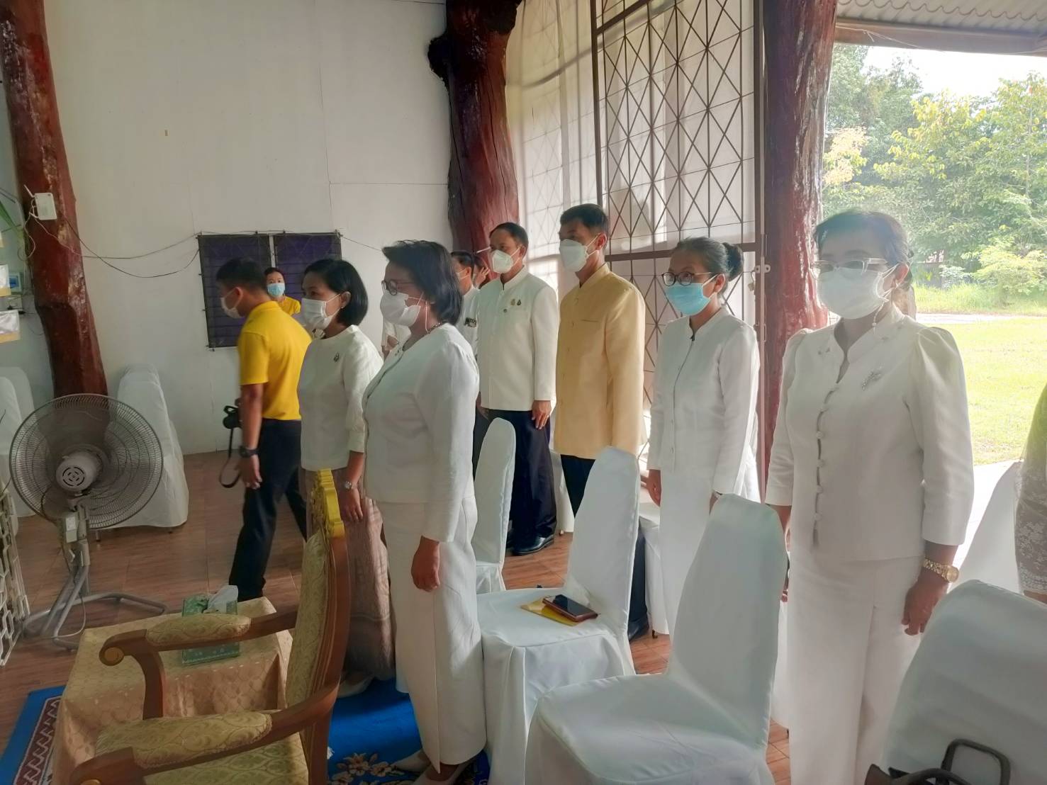 พช. ยโสธร ร่วมพิธีบวงสรวงเครื่องเกียรติยศประกอบศพที่ได้รับพระราชทาน